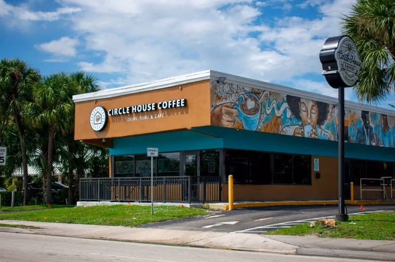 Exterior of Circle House Coffee