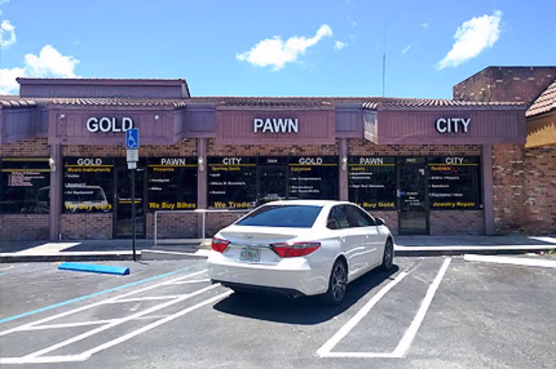 Gold Pawns City storefront