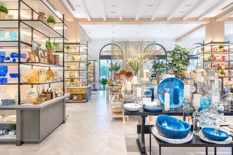 Store interior at The Shops at The Breakers